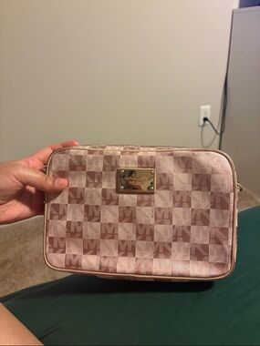 Michael Kors Check Rose Gold Crossbody